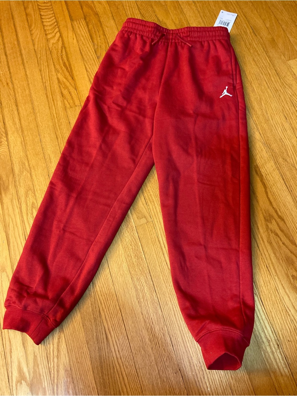 Jordan Red Fleece Joggers for Kids